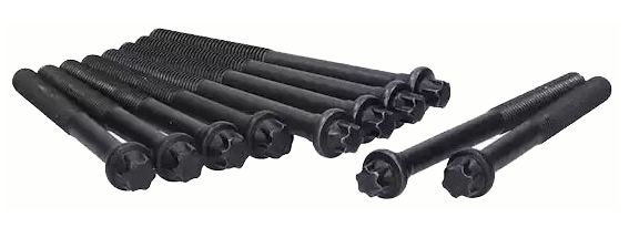 NISSAN NP200 PETROL (K7MF) CYLINDER HEAD STRETCH BOLT SET (10) 5x99mm/5x110mm M10