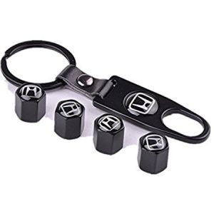 Valve Cap Kit with Key – Honda Logo